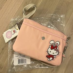 Brand new Kipling hello kitty purse! Rabbit pink